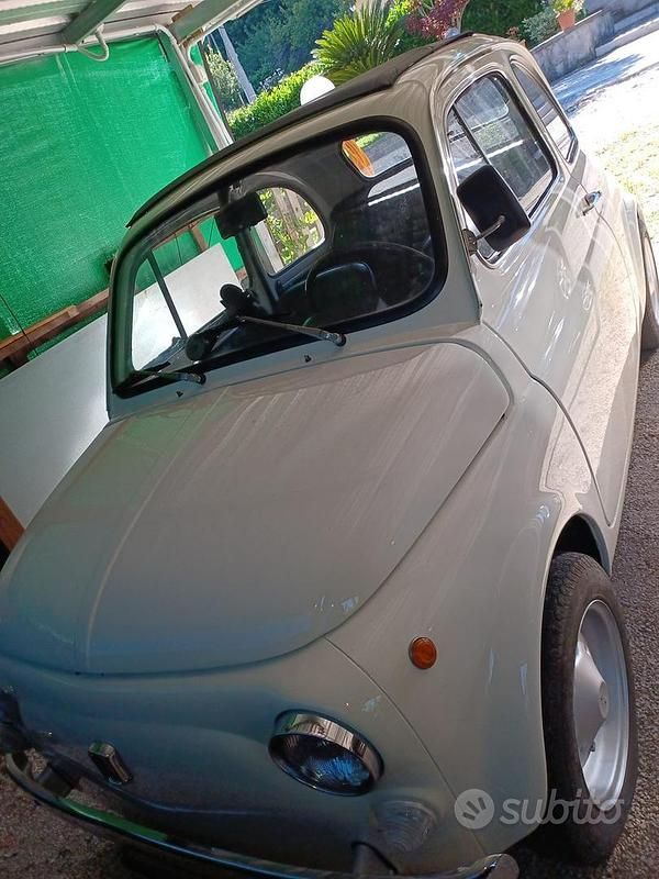 Usata Fiat 500 1970 Bianco Berlina