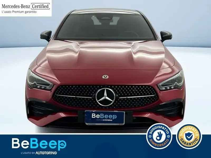 Usata Mercedes CLA200 AMG Line Premium Plus 150 CV (110 kW) 2023 Rosso metallizzato Coupé