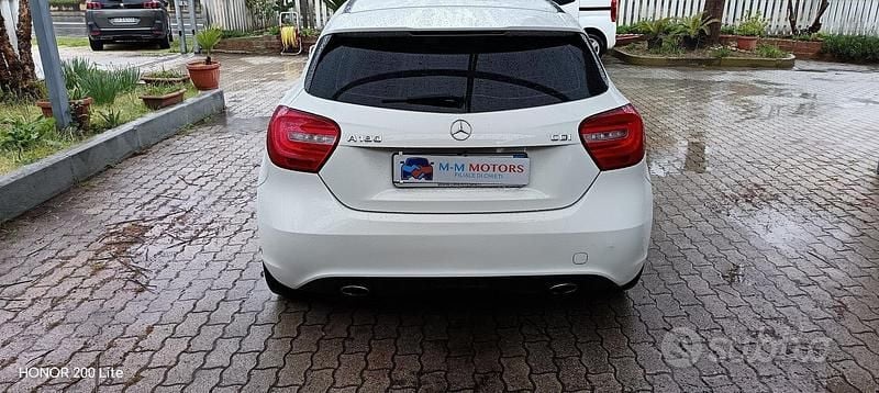 Usata Mercedes A180 Premium 110 CV (80 kW) 2015 Bianco Berlina