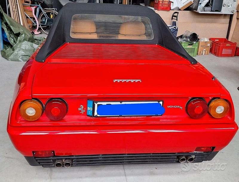 Usata Ferrari Mondial 1991 Rosso Cabrio