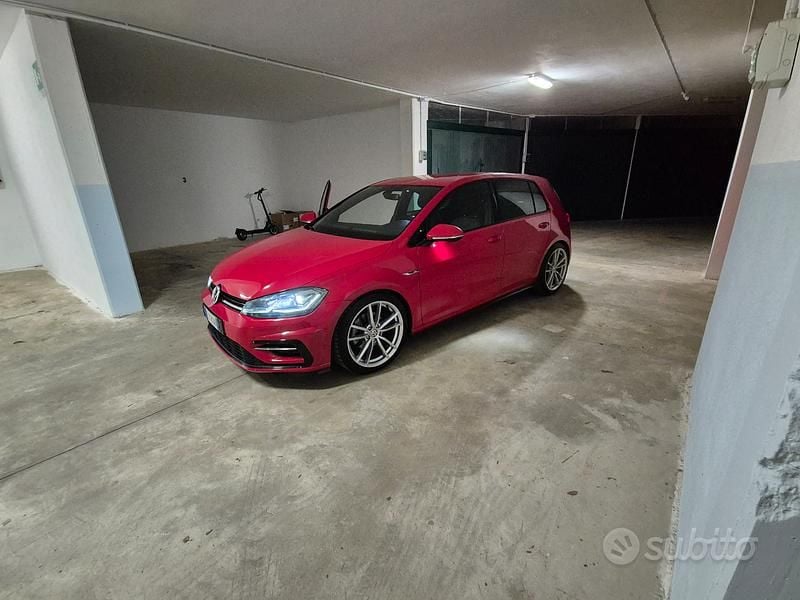 Usata VW Golf VII R-line 2018 Rosso