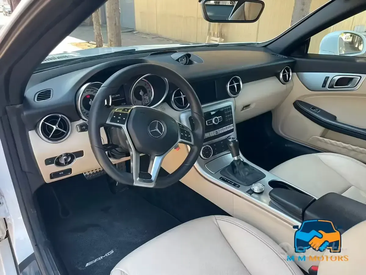 Brugt Mercedes SLK250 Premium 204 HK (150 kW) 2015 Hvid Cabriolet
