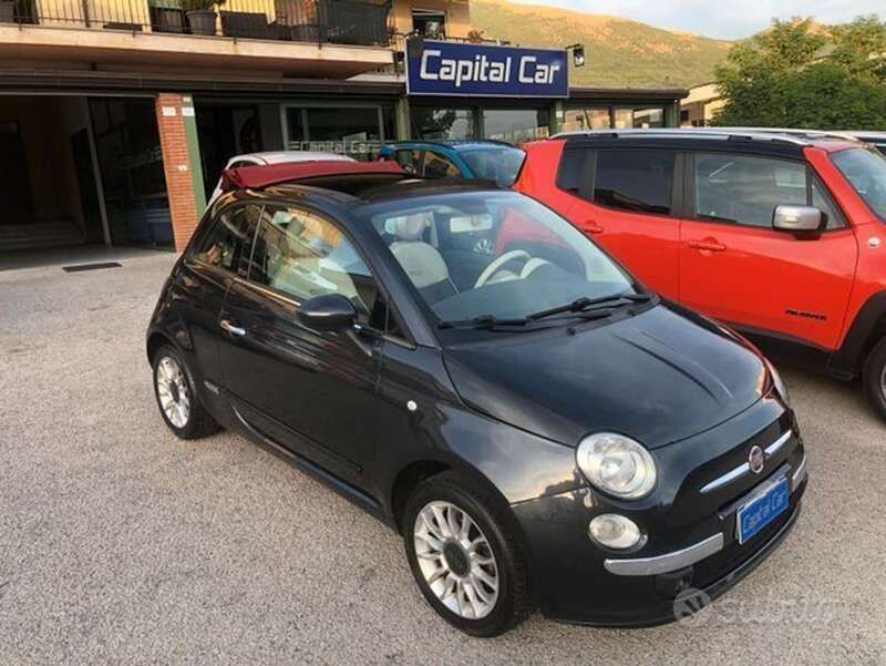 Usata Fiat 500C Lounge 69 CV (50 kW) 2014 Nero Cabrio