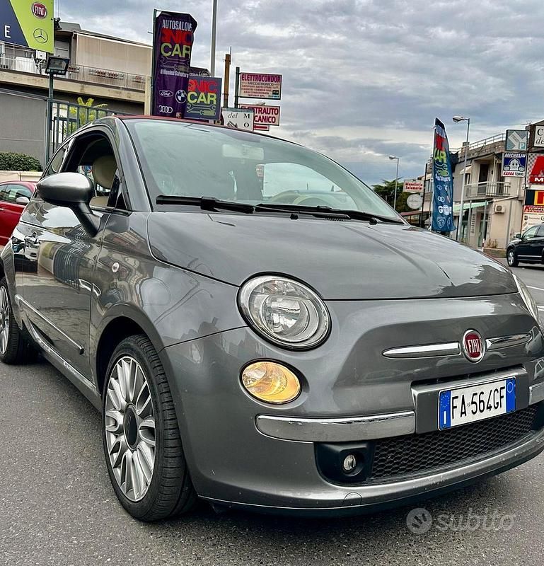 Usata Fiat 500 95 CV (69 kW) 2015 Grigio Cabrio