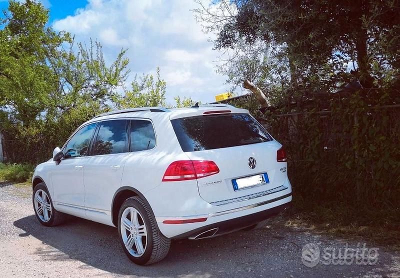Usata VW Touareg 204 CV (150 kW) 2015 Bianco SUV