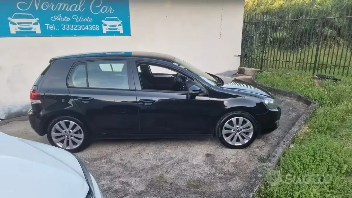 Usata VW Golf VI Highline 140 CV (102 kW) 2011 Nero Utilitaria