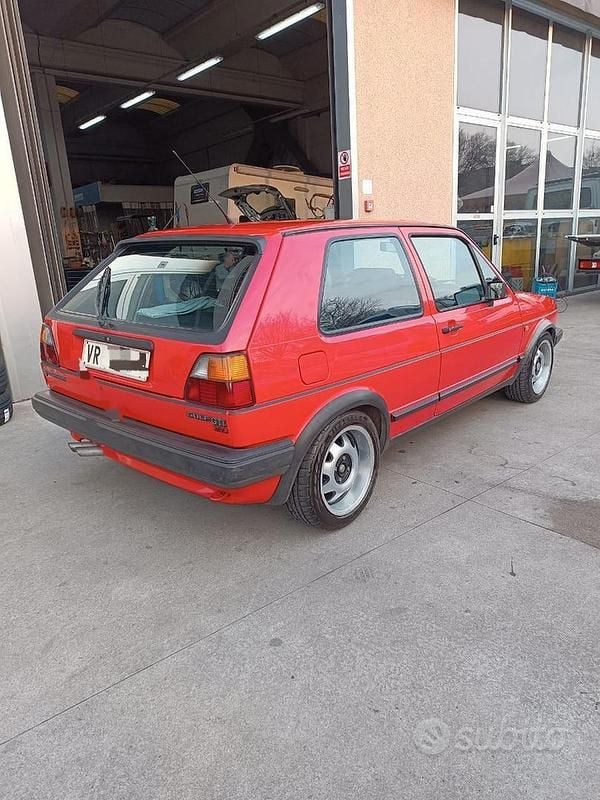 Usata VW Golf II GTI 1985 Rosso Utilitaria