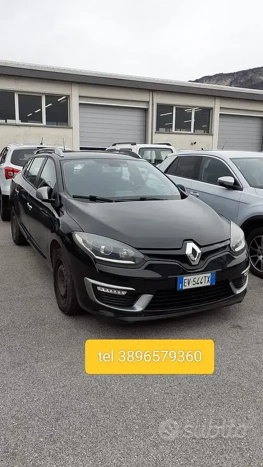 Usata Renault Mégane GrandTour 110 CV (80 kW) 2014 Nero Station wagon