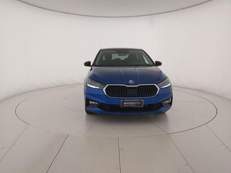 Usata Skoda Fabia 80 CV (58 kW) 2025 Blu race metallizzato nero tulipano perlato Utilitaria