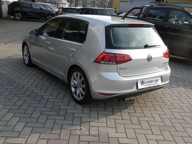 Usata VW Golf VII Highline 150 CV (110 kW) 2018 Argento Berlina