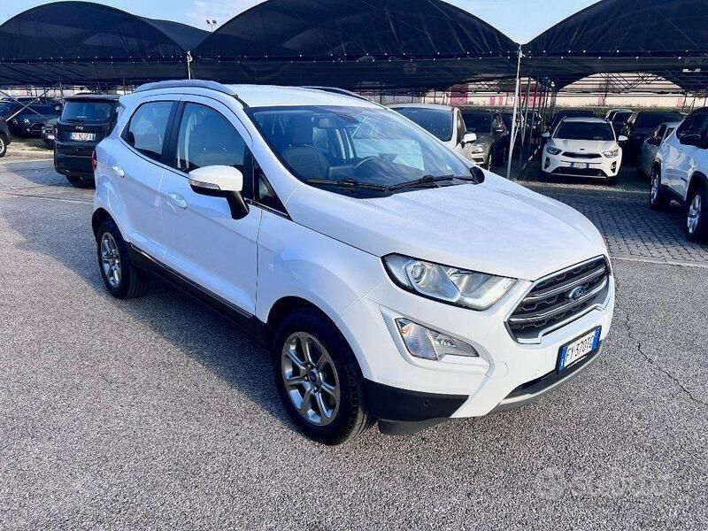 Usata Ford Ecosport Titanium 100 CV (73 kW) 2019 Bianco SUV
