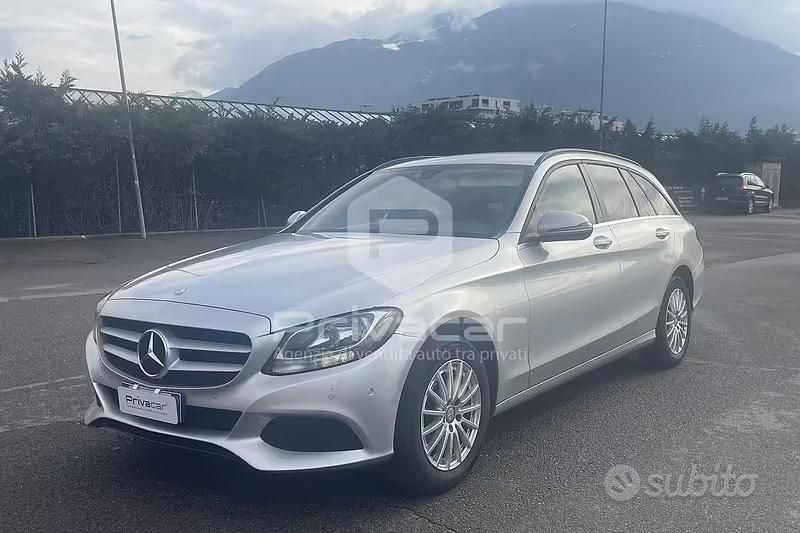 Usata Mercedes C200 Premium Plus 135 CV (99 kW) 2015 Grigio Station wagon