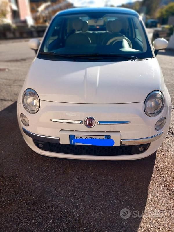 Usata Fiat 500 69 CV (50 kW) 2011 Bianco Utilitaria