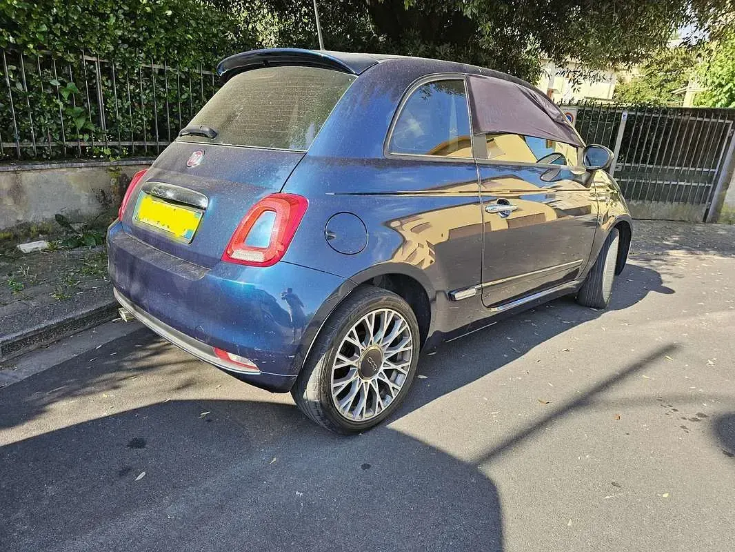 Usata Fiat 500 Riva 95 CV (69 kW) 2017 Blu/azzurro Utilitaria