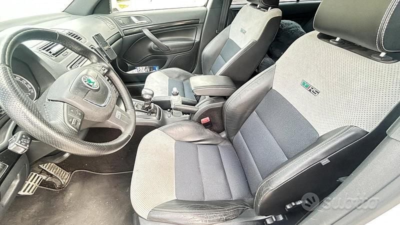 Usata Skoda Octavia vRS 200 CV (147 kW) 2012 Bianco Berlina