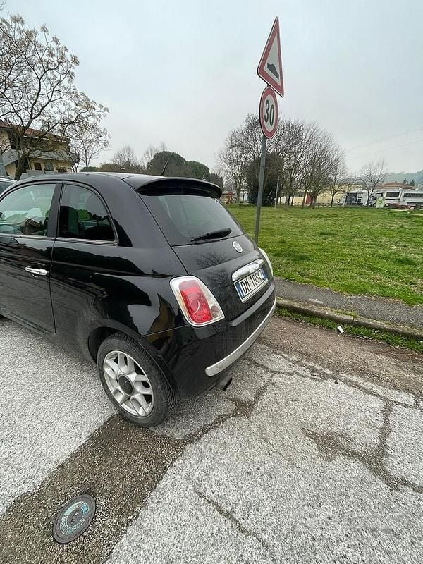 Usata Fiat 500 75 CV (55 kW) 2008 Nero Berlina