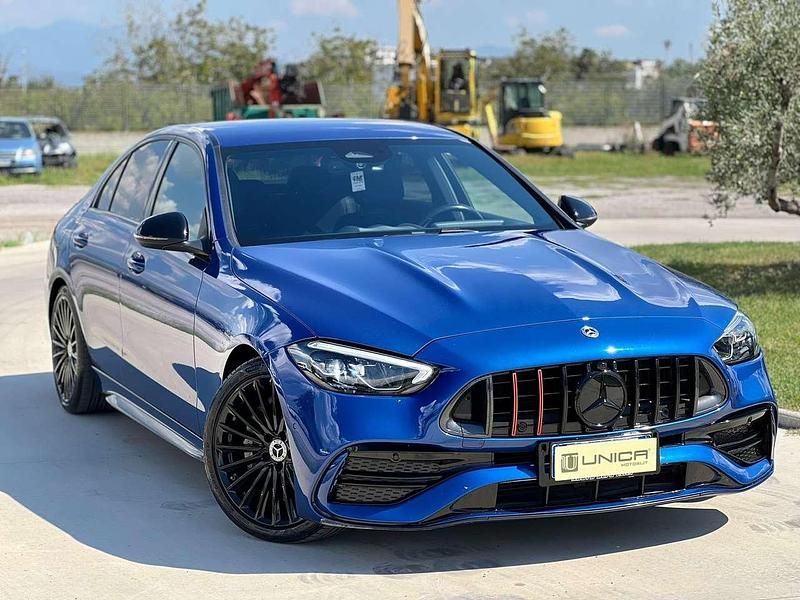 Blu/azzurro Usata 2021 Mercedes C220 AMG Line Premium Plus Tre volumi | 33.499 € (Cara) - Immagine 1/4