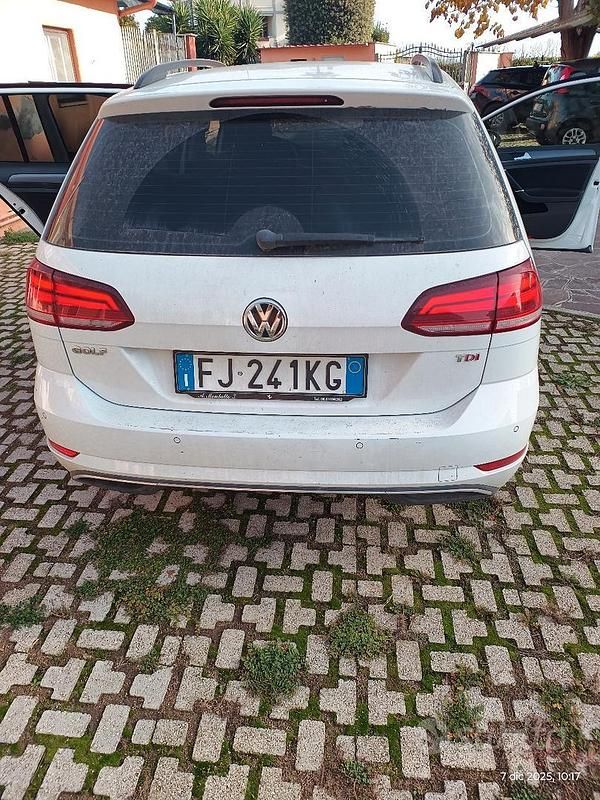 Usata VW Golf VII 115 CV (84 kW) 2017 Bianco Station wagon