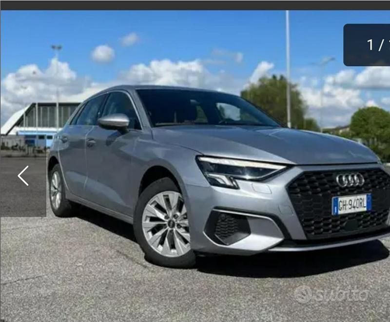 Usata Audi A3 150 CV (110 kW) 2022 Grigio Berlina