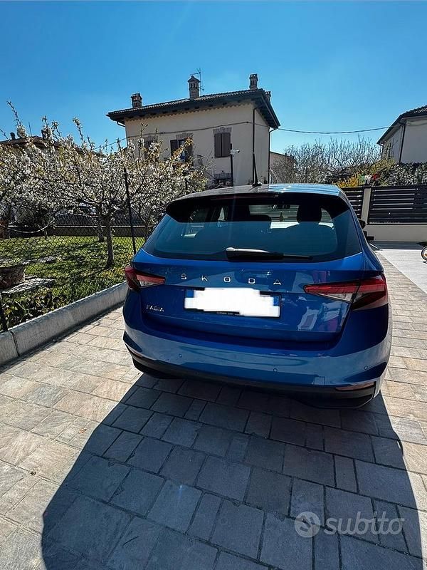 Usata Skoda Fabia Style 95 CV (69 kW) 2021 Blu Utilitaria