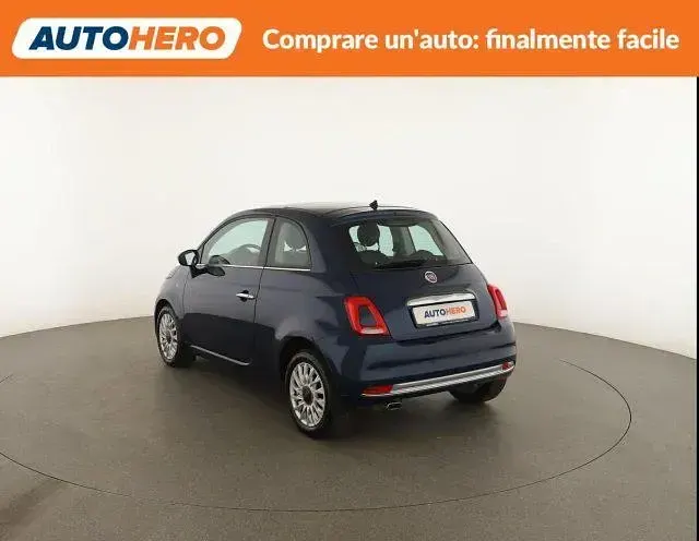Usata Fiat 500 Lounge 95 CV (69 kW) 2018 Blu/azzurro Utilitaria