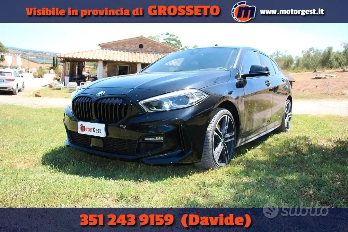Usata BMW 118 M Sport 150 CV (110 kW) 2021 Nero Utilitaria