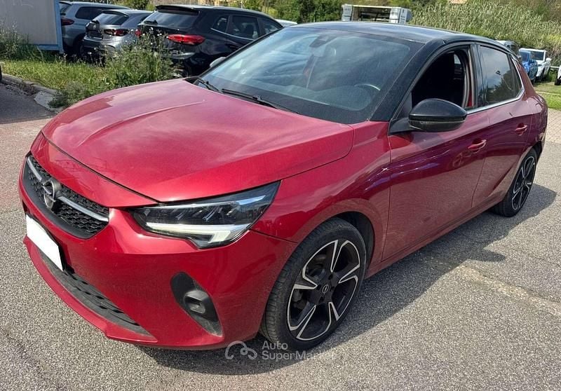 Usata Opel Corsa Elegance 75 CV (55 kW) 2020 Rosso Utilitaria