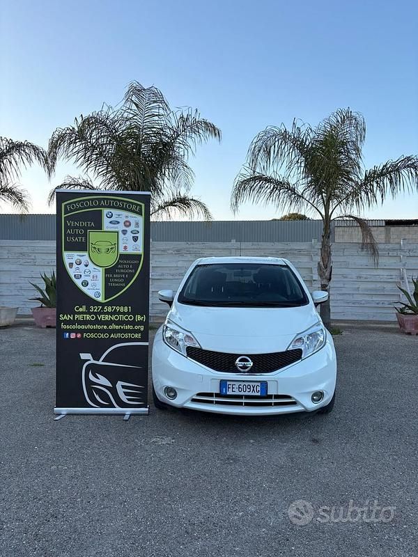 Usata Nissan Note 80 CV (58 kW) 2016 Bianco Utilitaria