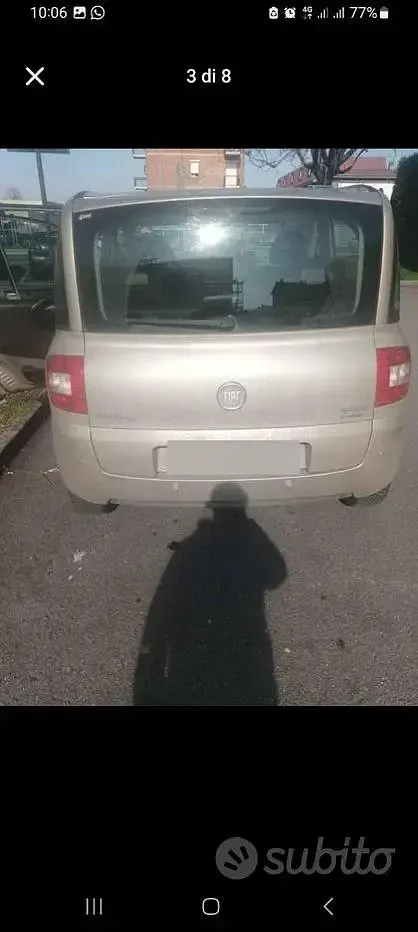 Usata Fiat Multipla 103 CV (75 kW) 2008 Monovolume