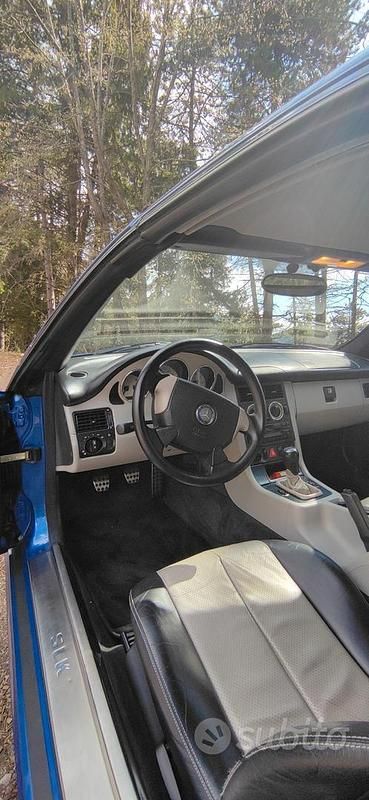 Usata Mercedes SLK230 1997 Blu Cabrio