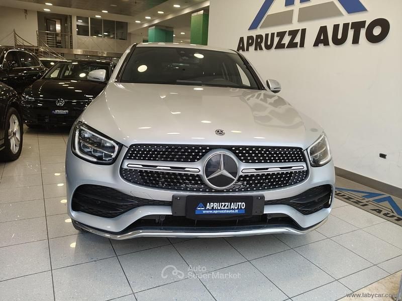 Usata Mercedes GLC300 Premium Plus 245 CV (180 kW) 2019 Argento Coupé