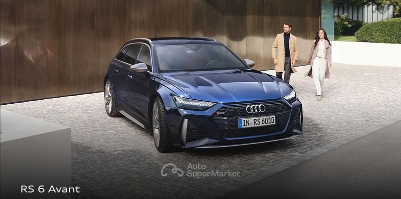 Usata Audi RS6 600 CV (441 kW) 2025 Blu Station wagon