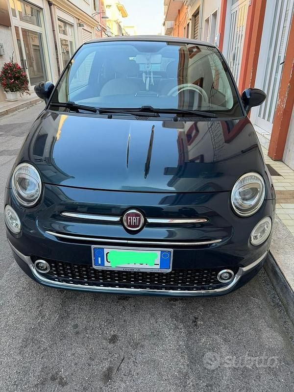 Usata Fiat 500 2017 Blu Cabrio