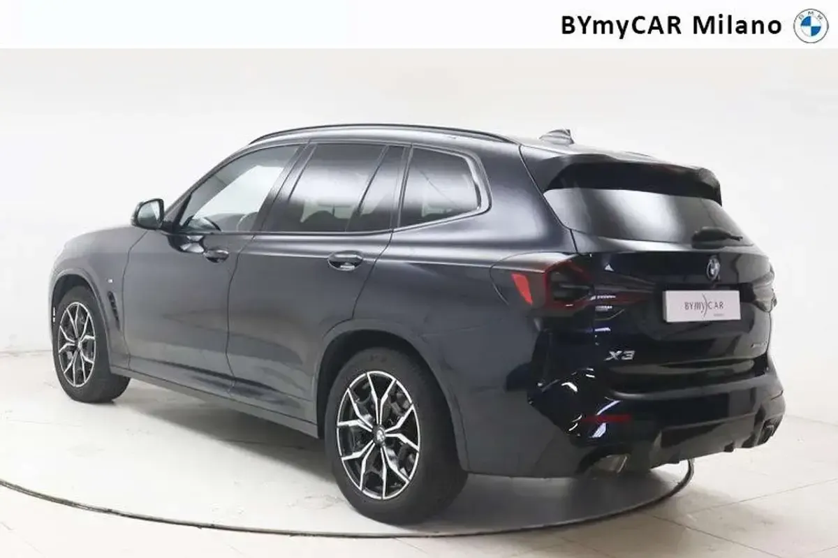 Usata BMW X3 M Sport 190 CV (139 kW) 2022 Nero carbone SUV