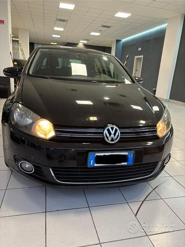 Usata VW Golf VI Highline 122 CV (89 kW) 2011 Nero Utilitaria