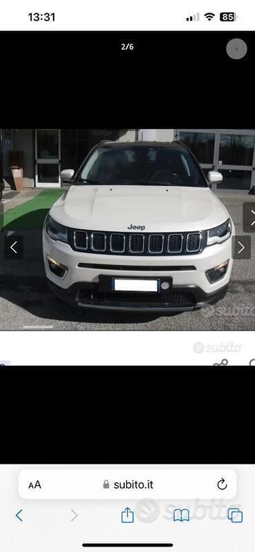 Usata Jeep Compass 140 CV (102 kW) 2017 Bianco SUV