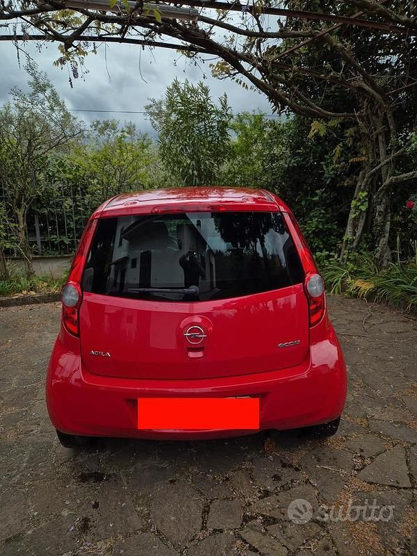 Usata Opel Agila 2009 Rosso Utilitaria