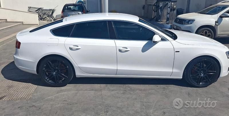Usata Audi A5 S-Line 163 CV (119 kW) 2010 Bianco Coupé