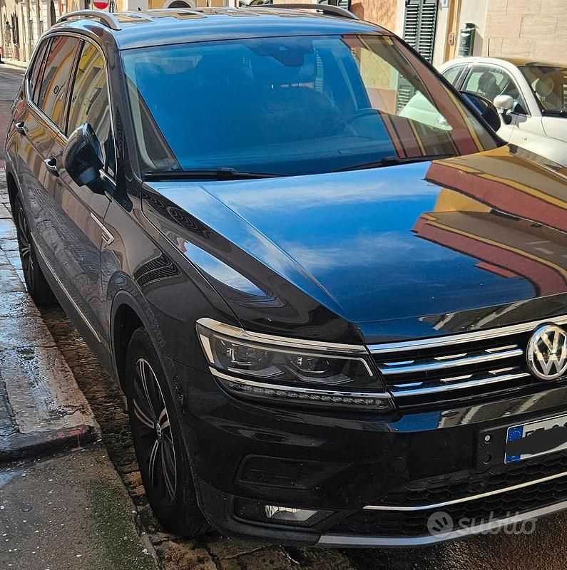 Usata VW Tiguan Allspace 150 CV (110 kW) 2019 Nero SUV