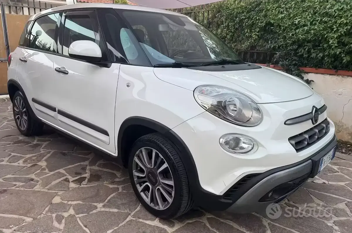 Usata Fiat 500L Cross 95 CV (69 kW) 2018 Bianco Monovolume