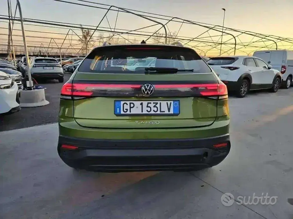 Usata VW Taigo Life 95 CV (69 kW) 2022 Visual green metallizzato SUV