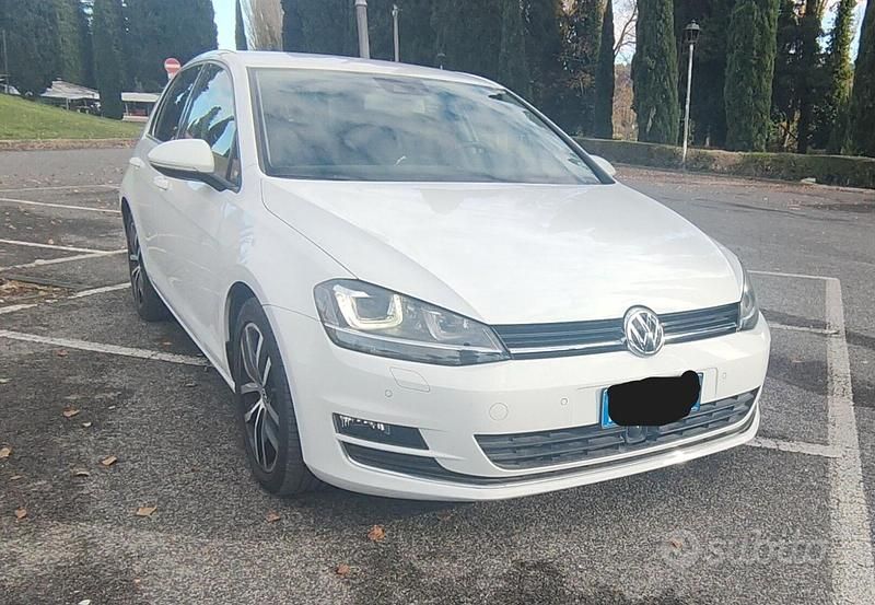 Usata VW Golf VII 140 CV (102 kW) 2013 Bianco Berlina