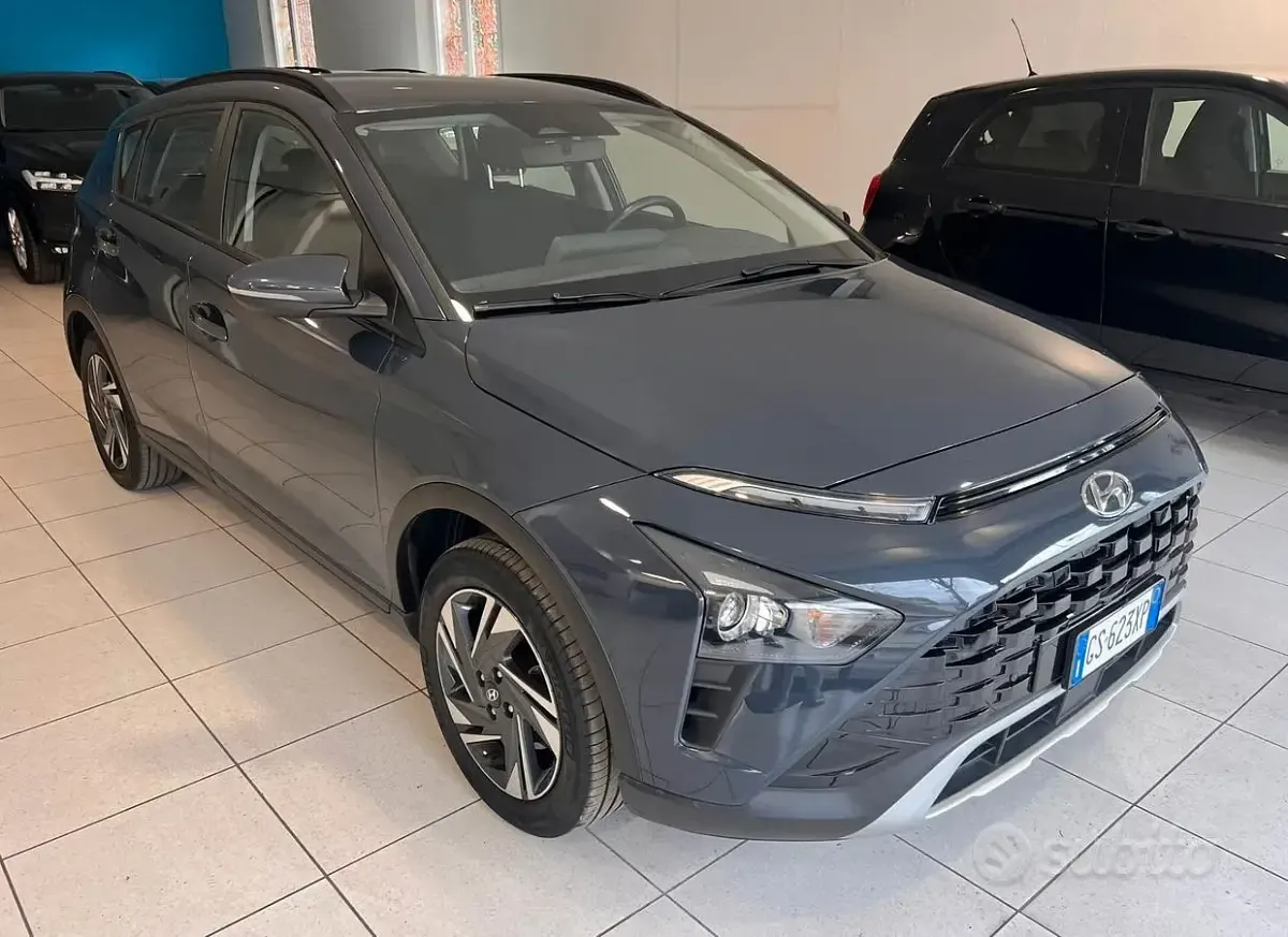 Usata Hyundai Bayon 84 CV (61 kW) 2024 Blu SUV