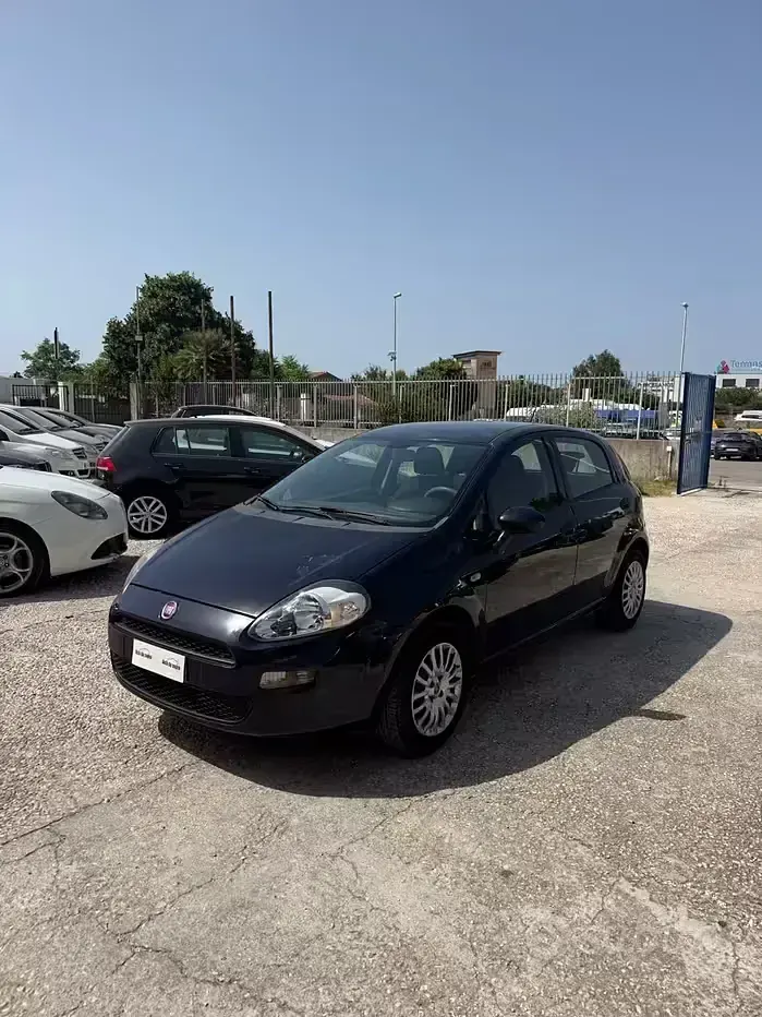 Usata Fiat Punto Lounge 69 CV (50 kW) 2015 Blu Utilitaria