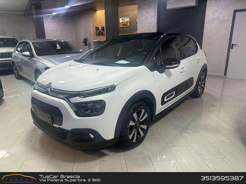 Bianco Usata 2021 Citroën C3 Shine Tre volumi | 12.900 € (Buon prezzo) - Immagine 1/4