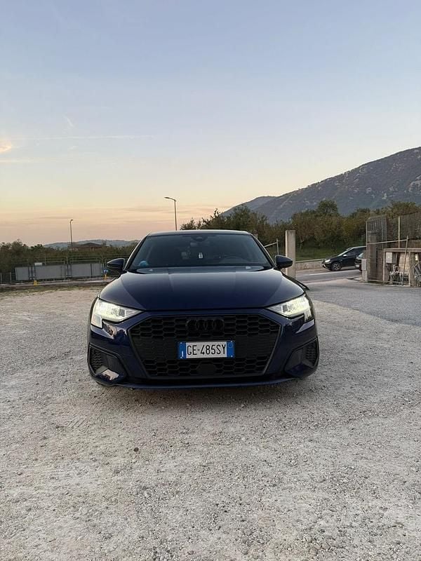 Usata Audi A3 150 CV (110 kW) 2021 Blu Berlina