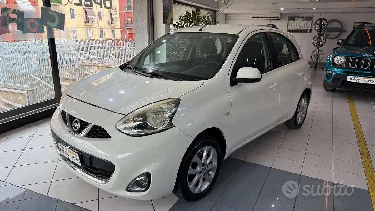 Usata Nissan Micra Acenta 80 CV (58 kW) 2017 Bianco Utilitaria