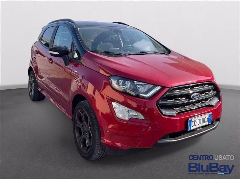 Rosso Usata 2022 Ford Ecosport ST-Line SUV | 16.100 € (Buon prezzo) - Immagine 1/4