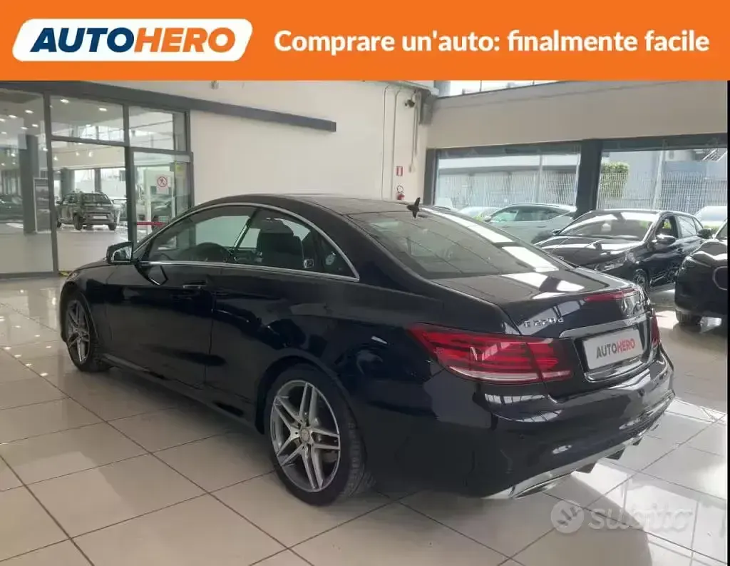 Usata Mercedes E220 170 CV (125 kW) 2016 Nero Coupé