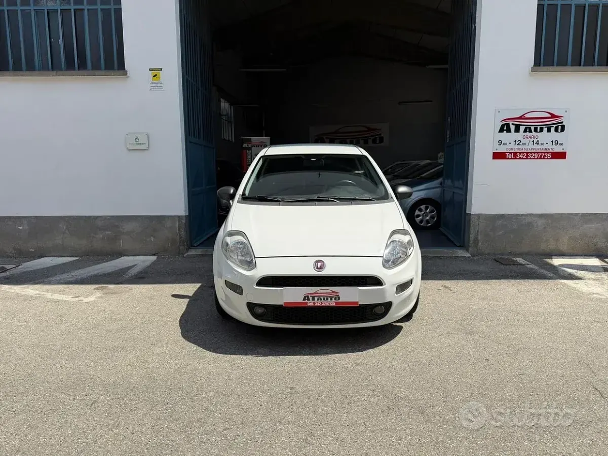 Usata Fiat Punto 75 CV (55 kW) 2014 Bianco Utilitaria